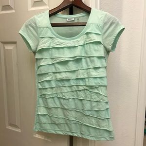 DKNYC Ruffled t-shirt